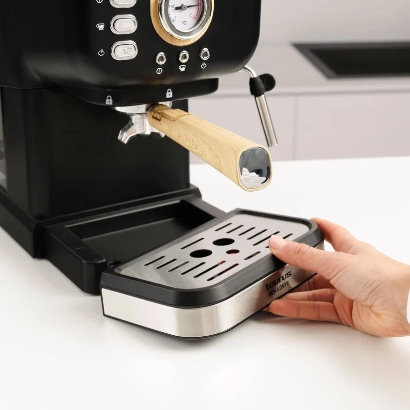 Taurus Onyx Moka 1050 W 20 bar wooden piston-style espreso aparatas