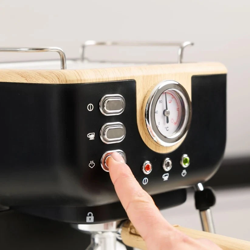 Taurus Onyx Moka 1050 W 20 bar wooden piston-style espreso aparatas