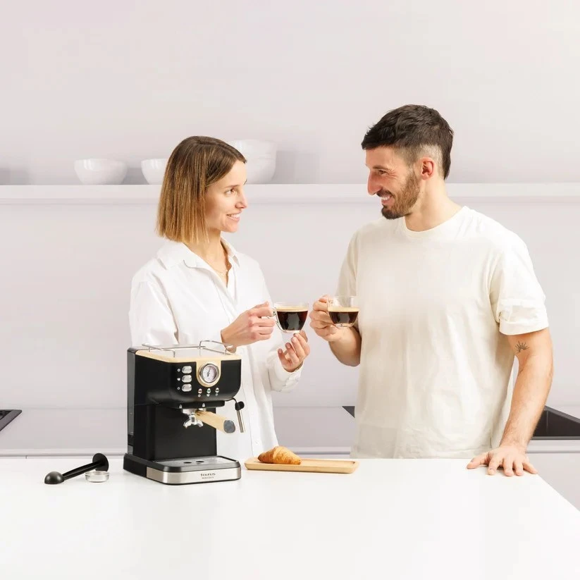 Taurus Onyx Moka 1050 W 20 bar wooden piston-style espreso aparatas