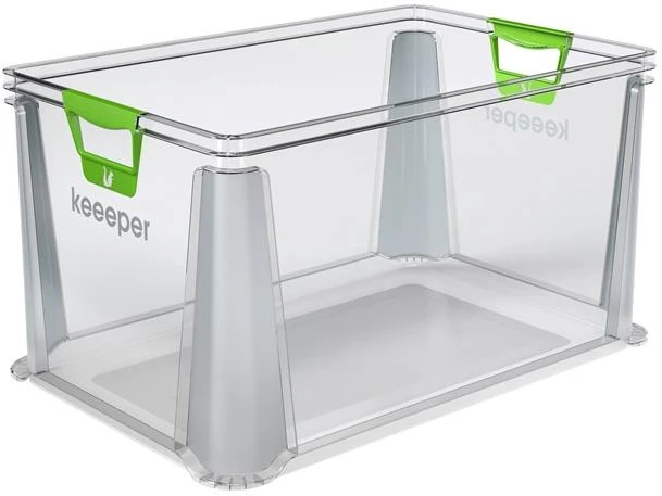Daiktadėžė KEEEPER, 64 l, skaidri, 59×39×32 cm