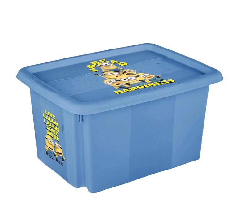 Keeeper laikymo dėžė su dangčiu. 15 l. Mėlynas. 38 x 29,5 x 29,5 cm