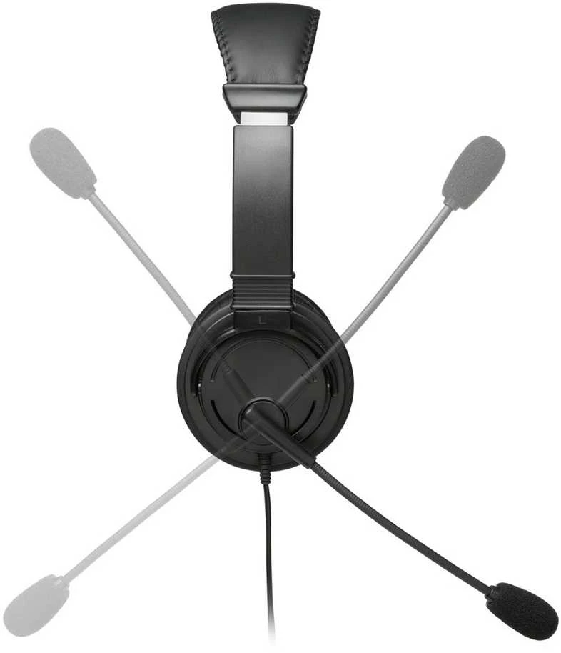 Kensington Classic Laidinės ausinės, USB-A, Juoda