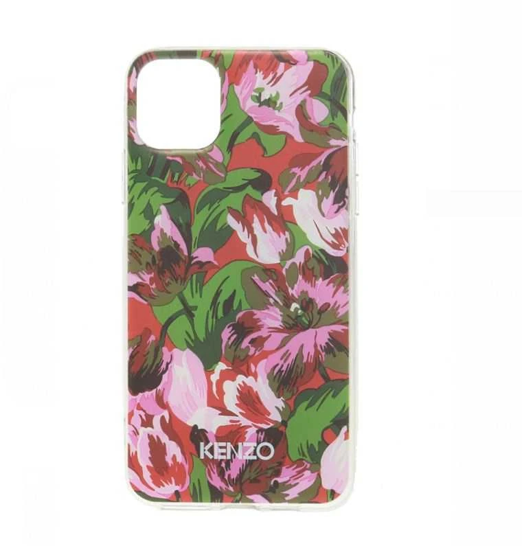 Dėklas KENZO ORIGINAL IPHONE 11 PRO CASE Rožinis-Raudonas FLOWERS