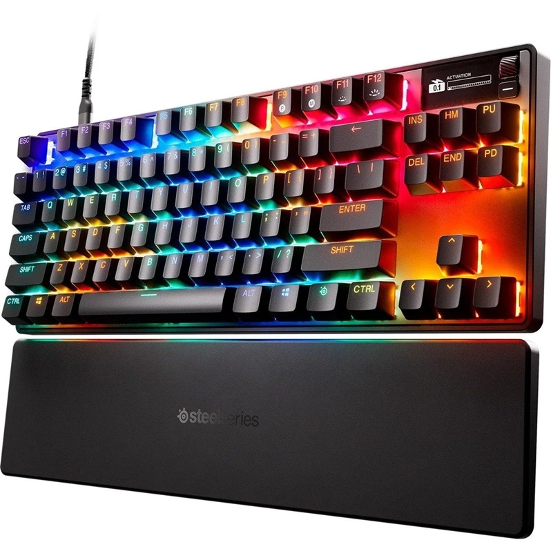 SteelSeries Apex Pro TKL Gen 3 | Klaviatūra žaidimams | su laidu | US | Juodas | USB-C | OmniPoint 3.0 Adjustable HyperMagnetic Switches