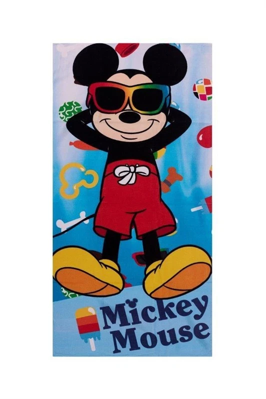 Kids' towel Disney Mickey Mouse. 140 cm x 70 cm