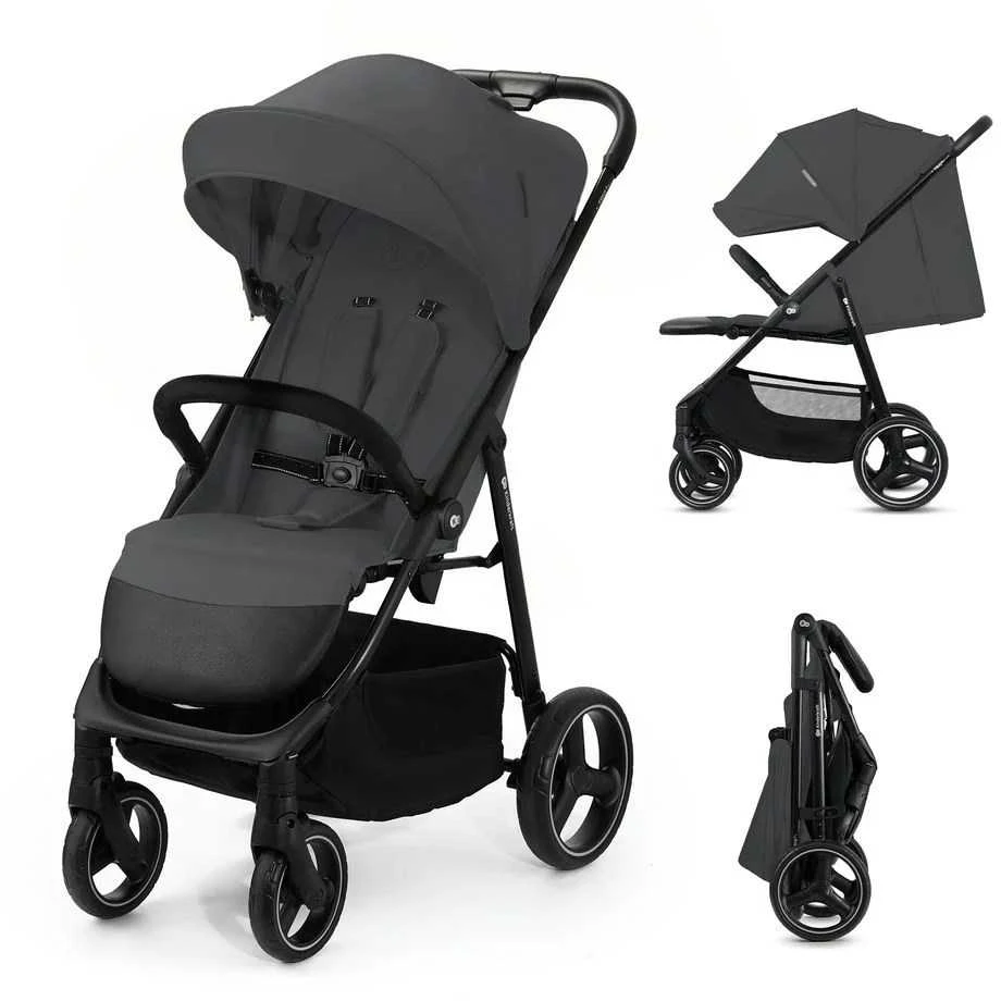 KINDERKRAFT vežimėlis TRIG 3 GRANITE Pilkas, KSTRIG03GRY0000