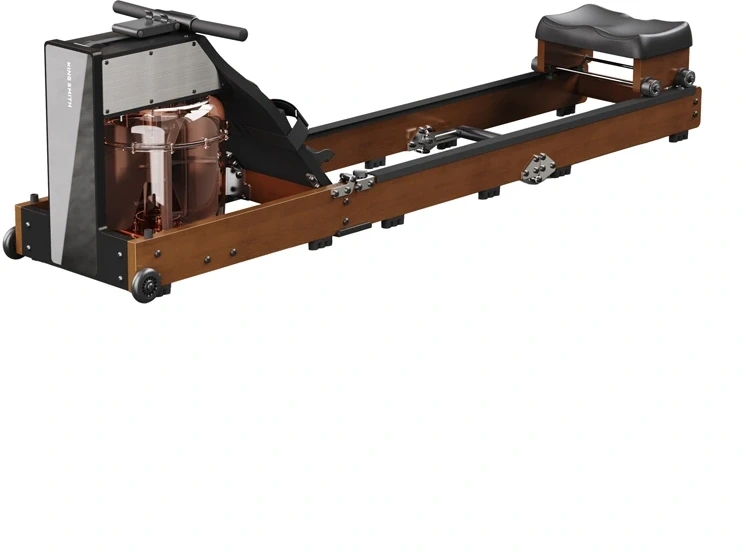 KINGSMITH WM10 PRO sulankstomas irklavimo treniruoklis (riešutmedžio spalvos)