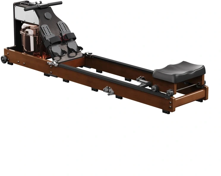 KINGSMITH WM10 PRO sulankstomas irklavimo treniruoklis (riešutmedžio spalvos)