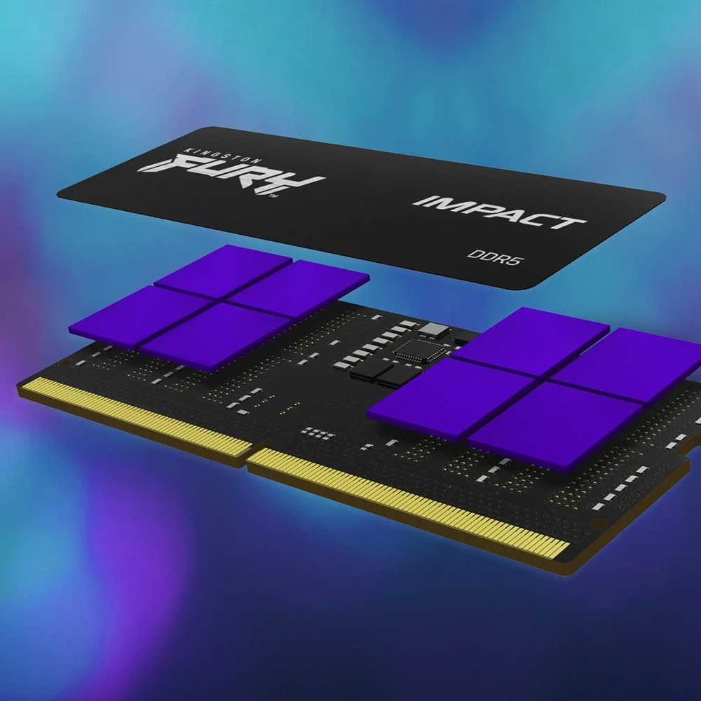 Kingston Fury 16GB [1x16GB 4800MHz DDR5 CL38 SODIMM]