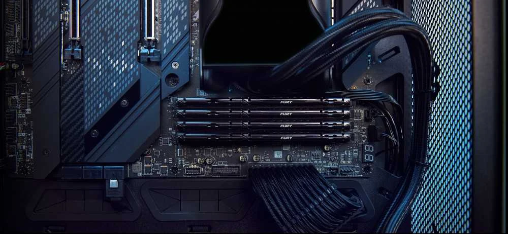 Kingston Fury Beast Juodas 16GB [2x8GB 5200MHz DDR5 CL40 DIMM]