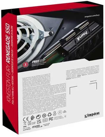 Kingston Technology 2000G RENEGADE PCIe 4.0 NVMe SSD W/ HEATSINK