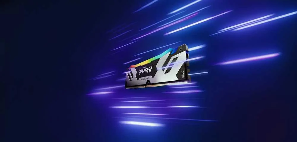 RAM Kingston KF564C32RSAK2-96 96GB 6400MT/s DDR5 CL32 DIMM (2 komplektas) FURY Renegade RGB XMP | Kingstonas