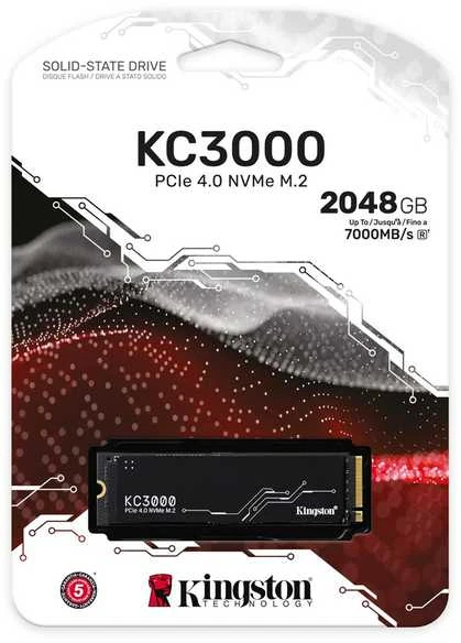 Kingston Technology 2048G KC3000 M.2 2280 NVMe SSD