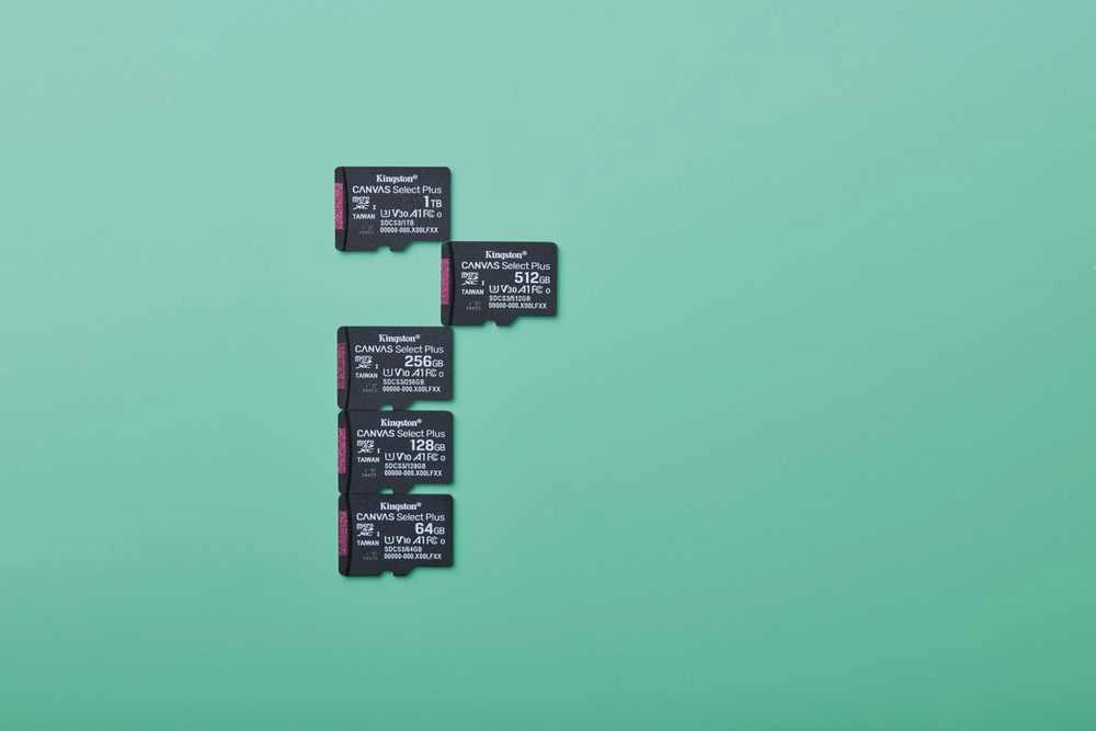 „Kingston Technology“ 128 GB „Micro SDXC Canvas Select Plus Gen3“ 150 MB/s A1 kortelė + adapteris