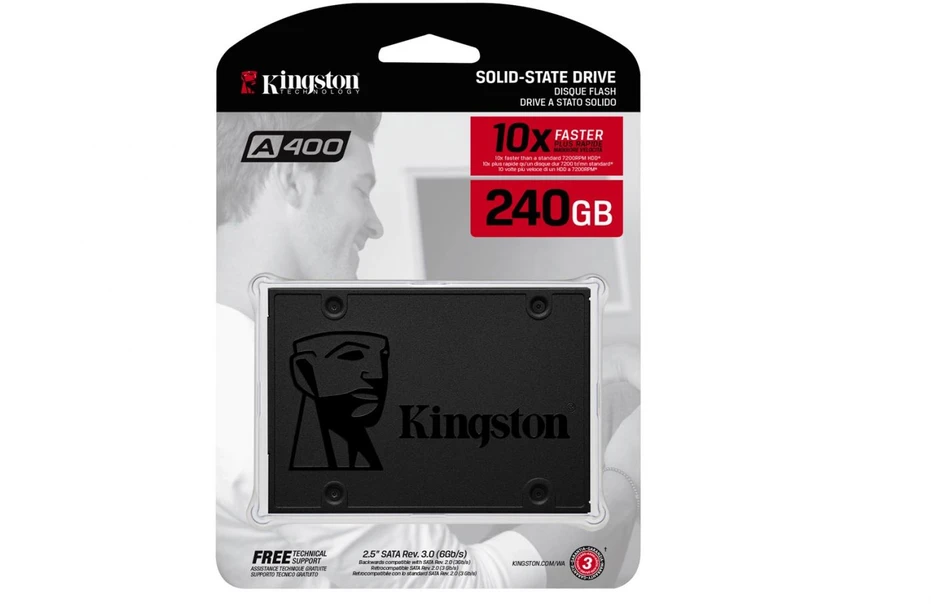 Vidinis diskas Kingston SSD A400 240GB Solid State  Drive /2.5 Inch/SATA 3