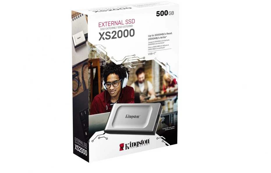 Kietasis diskas KINGSTON XS2000 PORTABLE SSD 500GB USB3.2