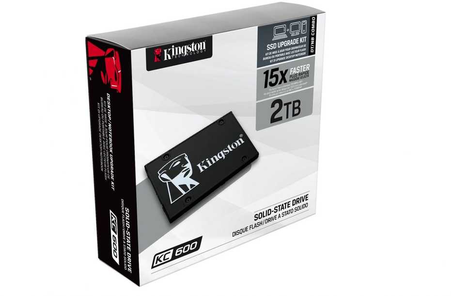„Kingston Technology KC600 2,5" 2048 GB „Serial ATA III“ 3D TLC“