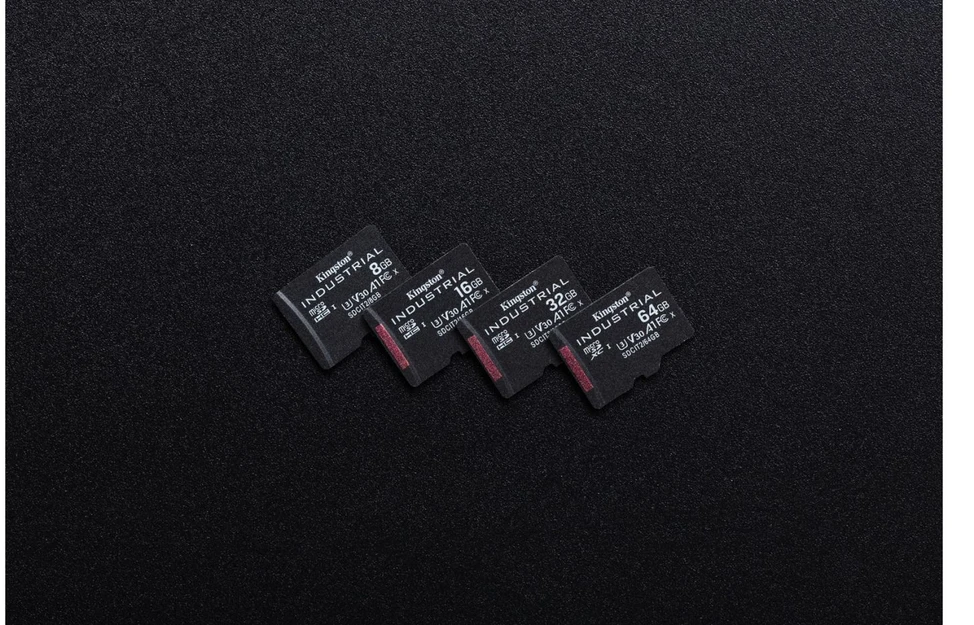 Atminties kortelė Kingston | UHS-I | 8 GB | Micro SDHC/SDXC Industrial Card | Flash atminties klasė Class 10, UHS-I, U3, V30, A1 | SD Adapteris
