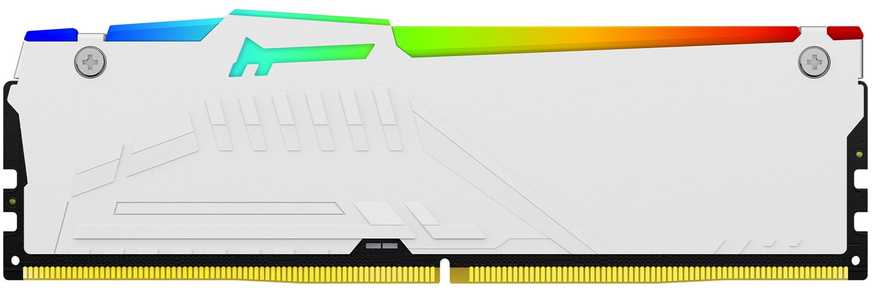 RAM „Kingston KF552C40BWAK4-128“ 128 GB 5200 MT/s DDR5 CL40 DIMM atmintis (4 vnt. rinkinys) „FURY Beast Baltas RGB XMP“ | „Kingston“