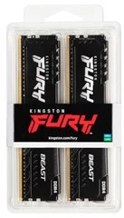 Operatyviosios atminties rinkinys - Kingston FURY Beast 16 GB 3 200 MT/s DDR4 CL16 Juodas