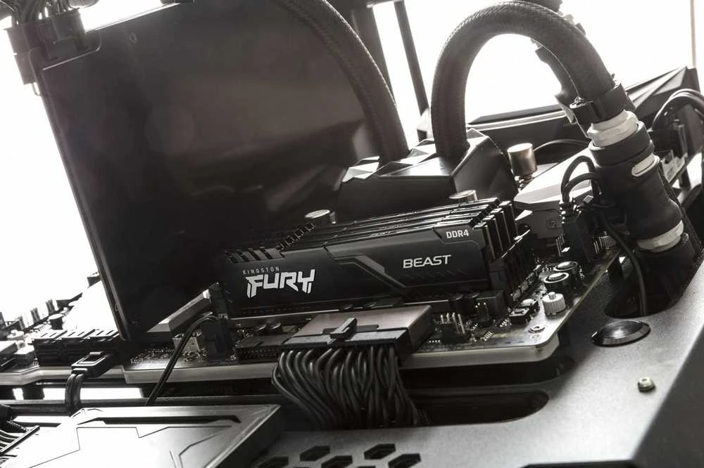 Vidinė atmintis (RAM) Kingston Fury Beast 16GB (2x8GB 3200MHz DDR4 CL16 DIMM)