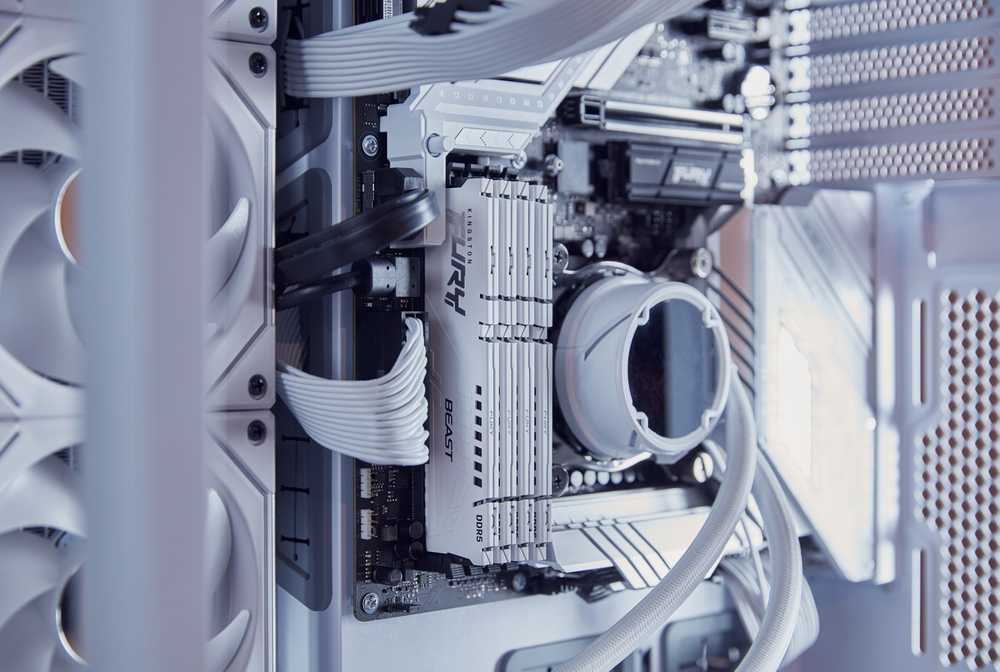 RAM Kingston KF556C40BW-16 16GB 5600MT/s DDR5 CL40 DIMM FURY Beast Baltas XMP | Kingstonas