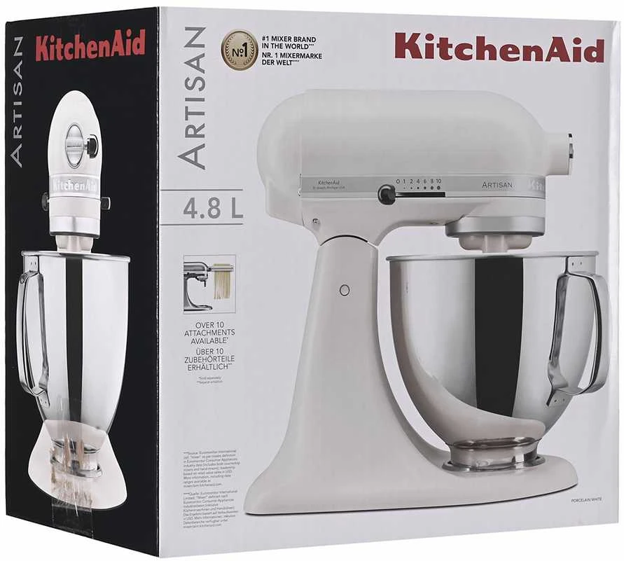 KitchenAid 5KSM125EPL Stand mixer 300 W Kreminis