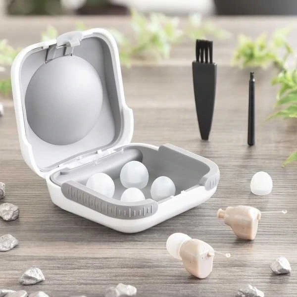 Klausos aparatas su priedais InnovaGoods Hearzy, smėlio spalvos