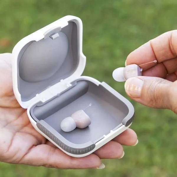 Klausos aparatas su priedais InnovaGoods Hearzy, smėlio spalvos