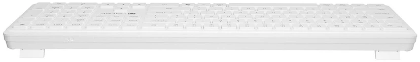 Natec Tang US Belaidė klaviatūra BT + 2.4 GHz quiet Slim baltas