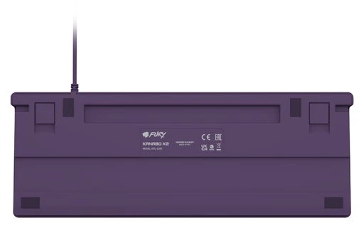 FURY Kanabo K2 Klaviatūra žaidimams US baltas backlight mechaninė pilkas-violetinė