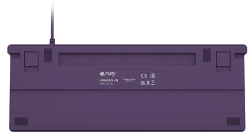 Klaviatūra žaidimams FURY KANABO K2 US Baltas BACKLIGHT MECHANICAL PURPLE