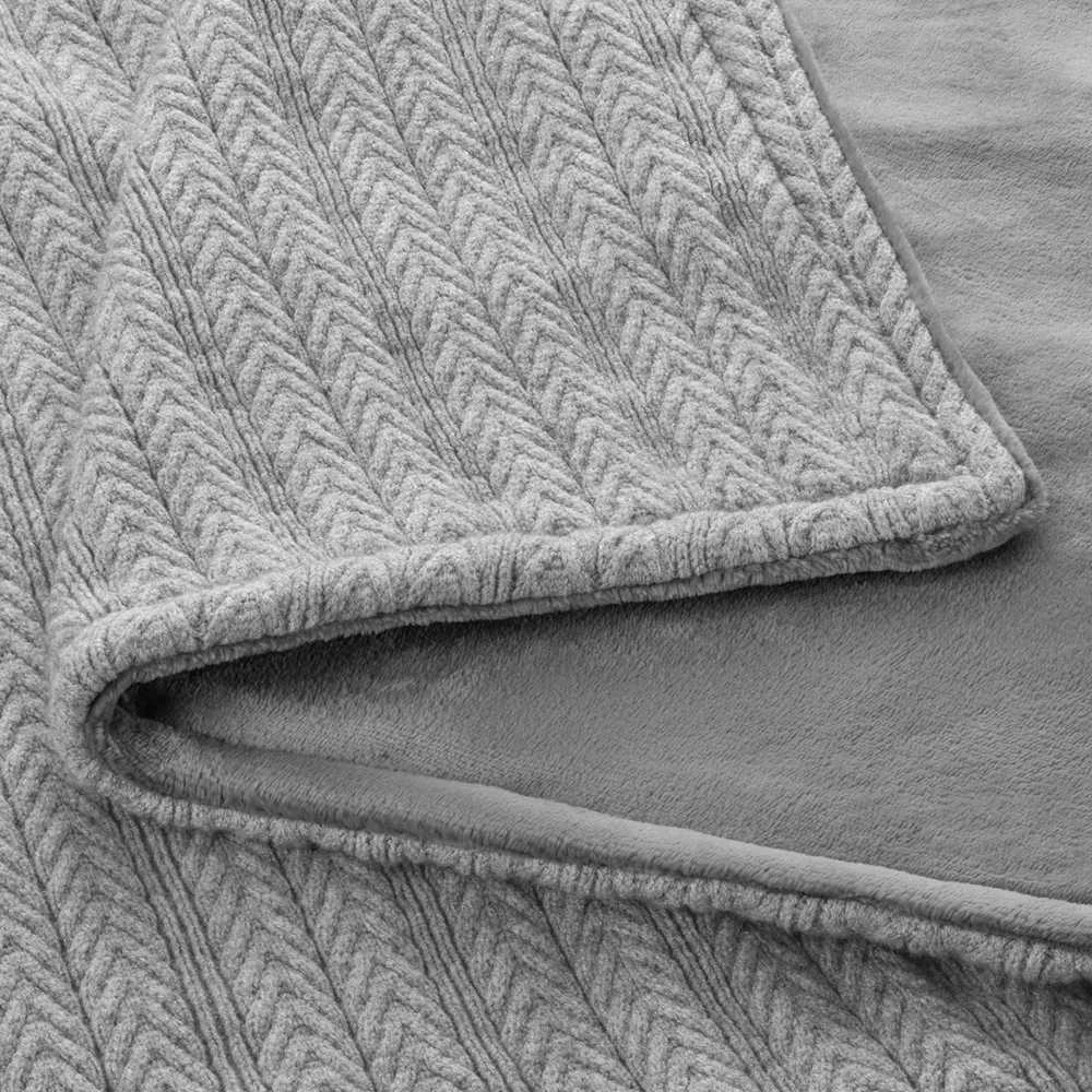 Medisana | Knitted Heating blanket | HB 680 | Number of heating levels 3 | Washable | Elektrinė šildyklė | Pilkas