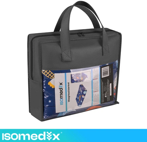 Kołdra obciążeniowa mėlyna 100x150 3kg Isomedix