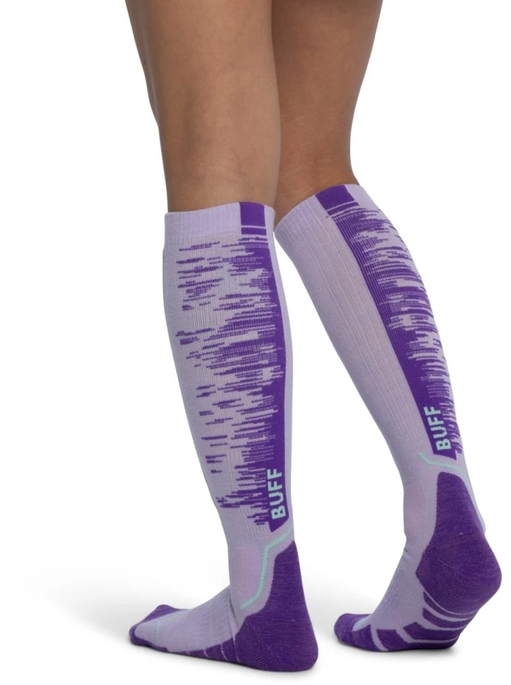 BUFF Merino HW kojinės virš blauzdos HWO2, alyvinė L