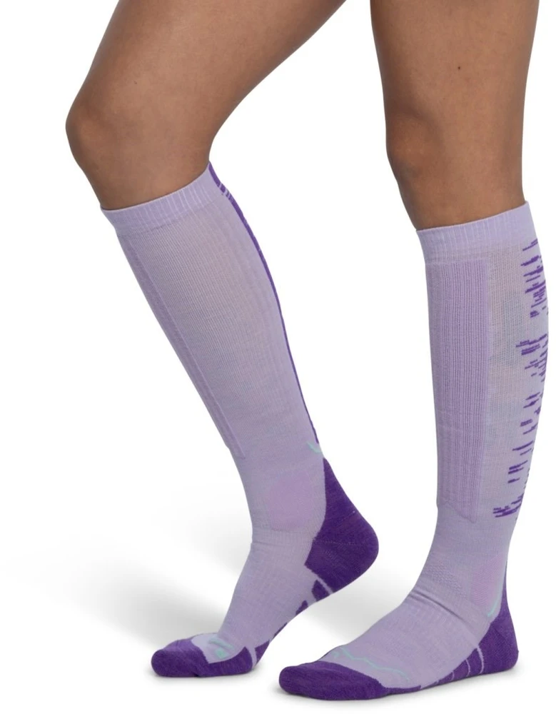 BUFF Merino HW kojinės virš blauzdos HWO2, alyvinė L