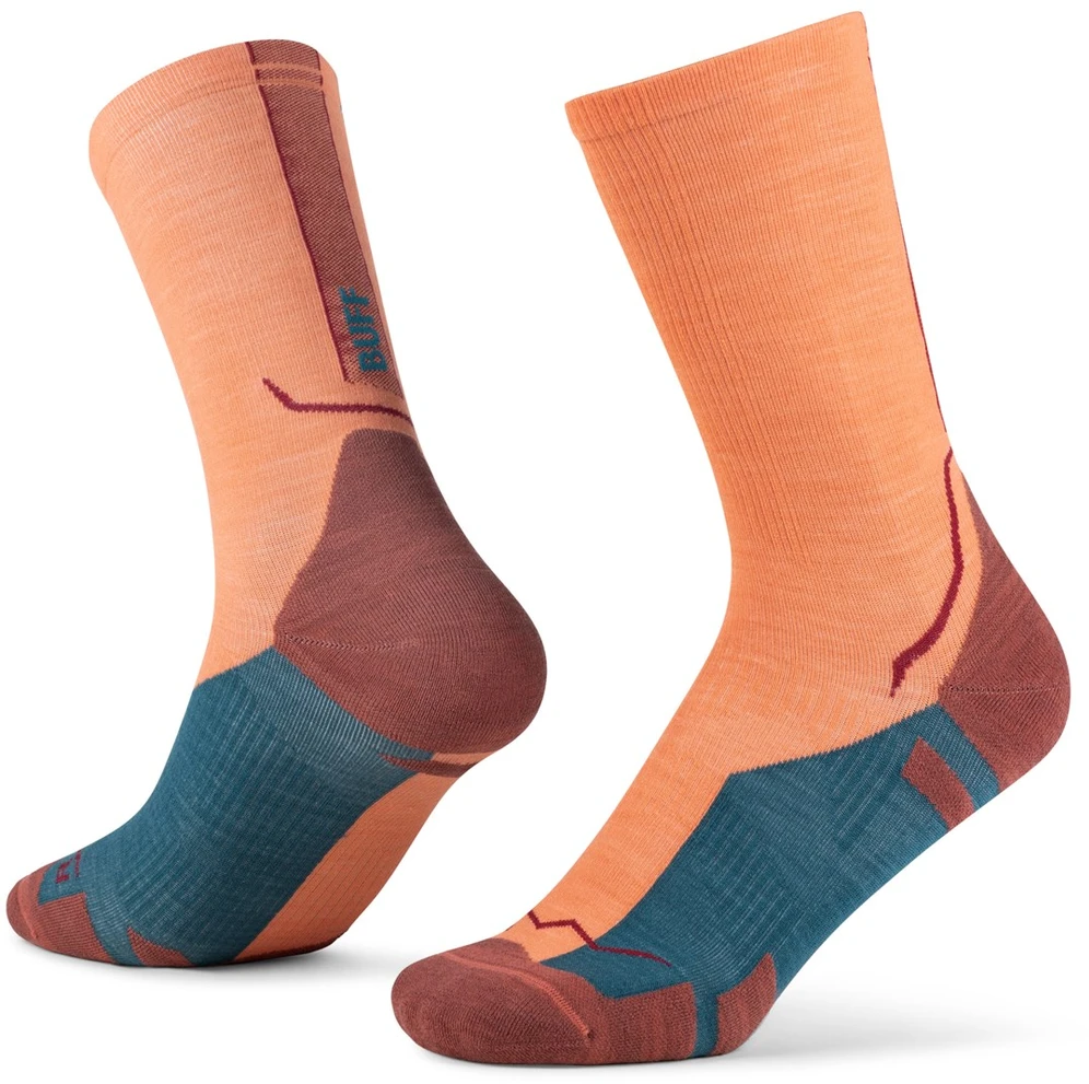 BUFF Merino Lightweight Crew Sock LWC4 Socks, Oranžinis L