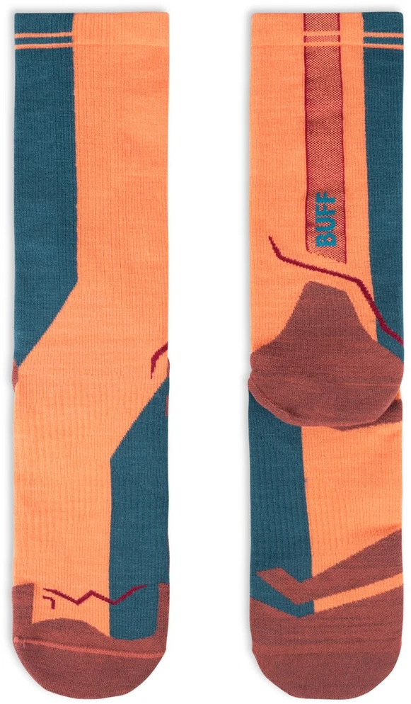 BUFF Merino Lightweight Crew Sock LWC4 Socks, Oranžinis L