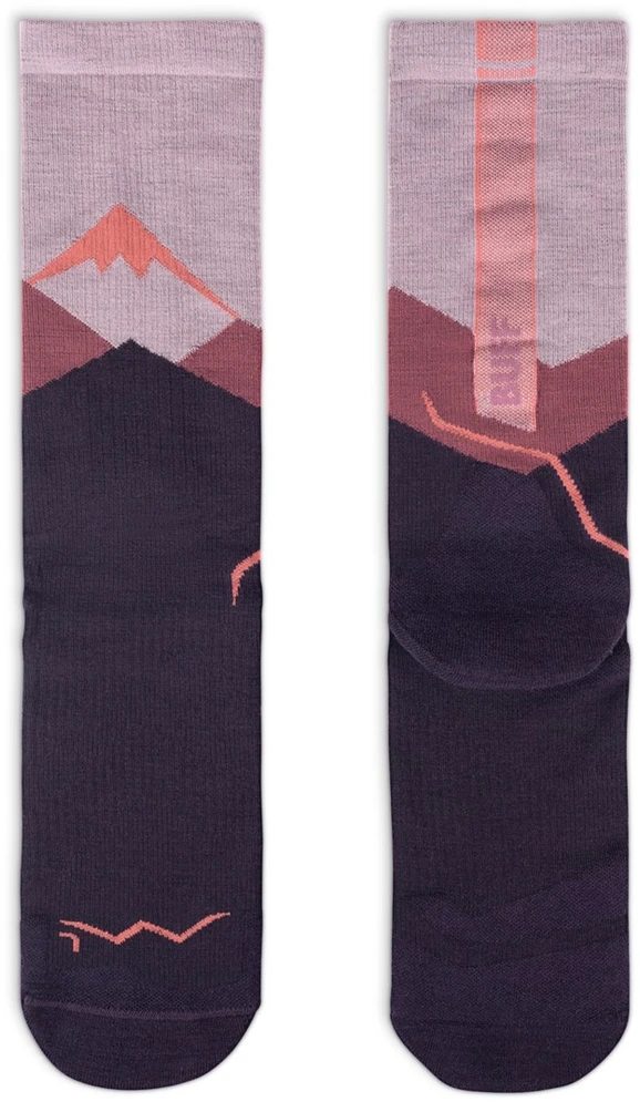 BUFF Merino Lightweight Crew Sock LWC1 Socks, Rožinė L
