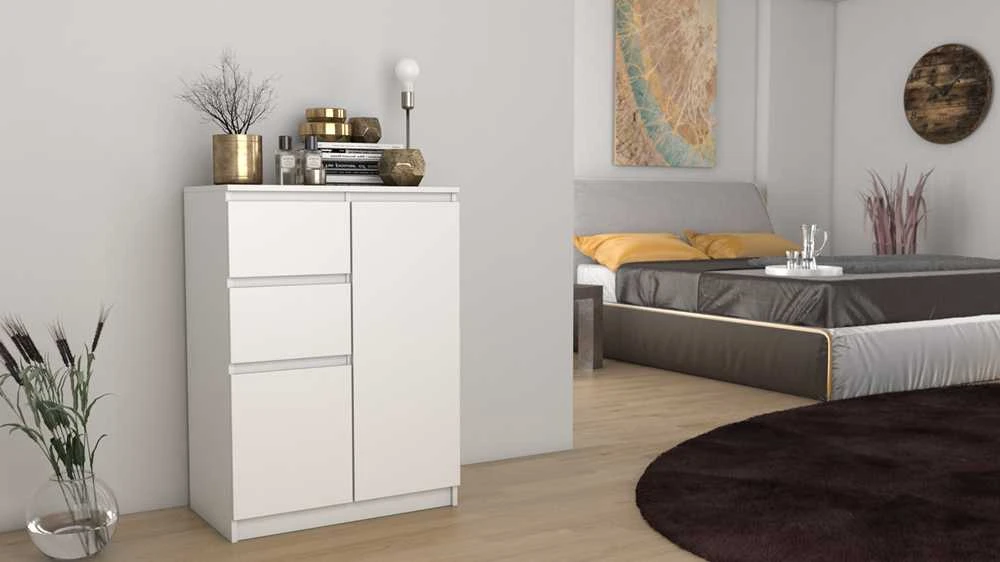 Top E Shop Komoda - Topeshop 2D2S Balta 6L