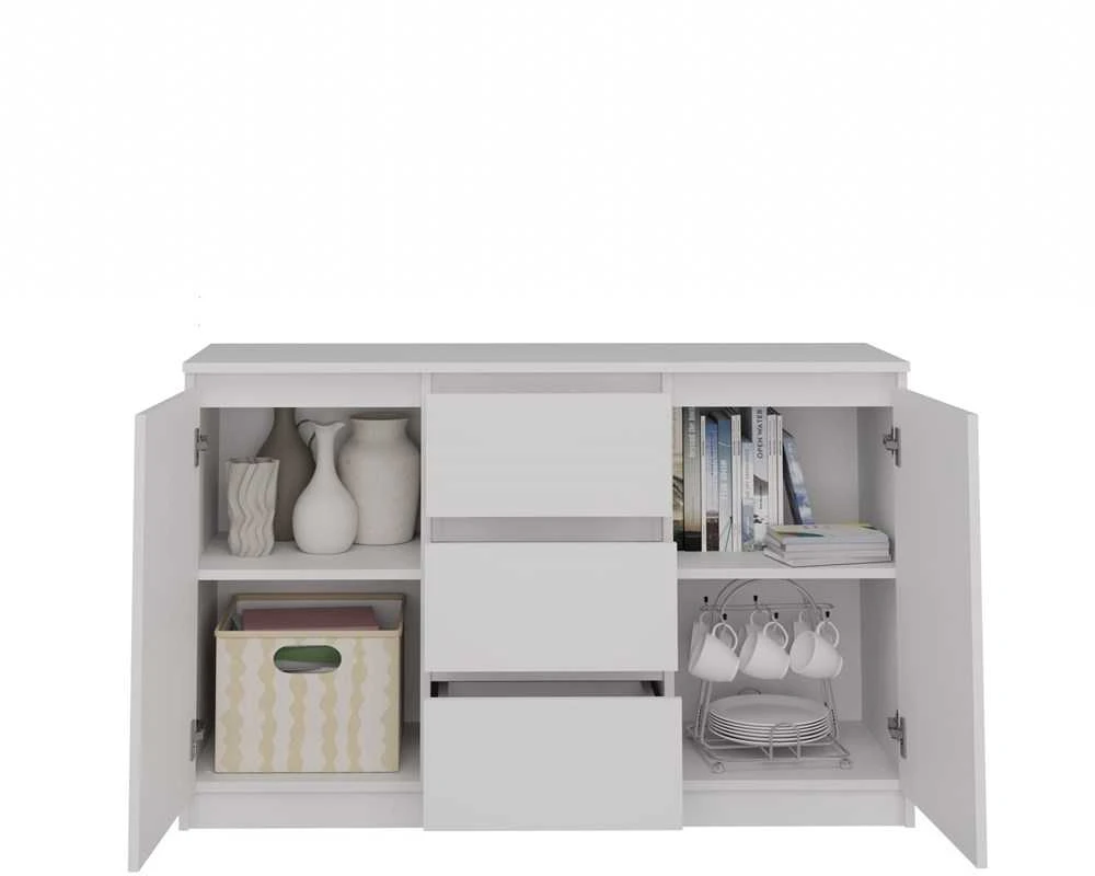 Top E Shop Komoda - Topeshop 2D3S Balta
