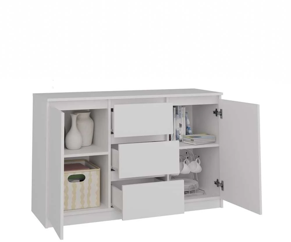 Top E Shop Komoda - Topeshop 2D3S Balta