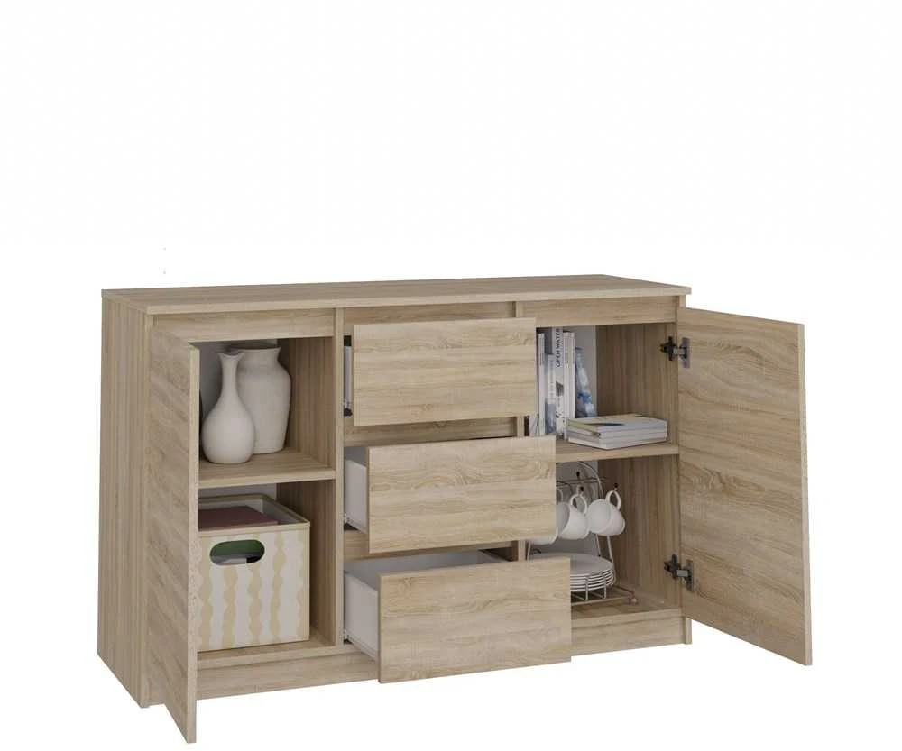 Top E Shop Baldų Komoda - Topeshop Dąb Sonoma