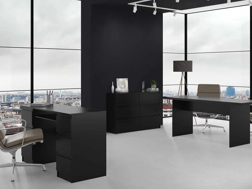 Top E Shop Baldų Komoda - Topeshop M6 120 Juoda