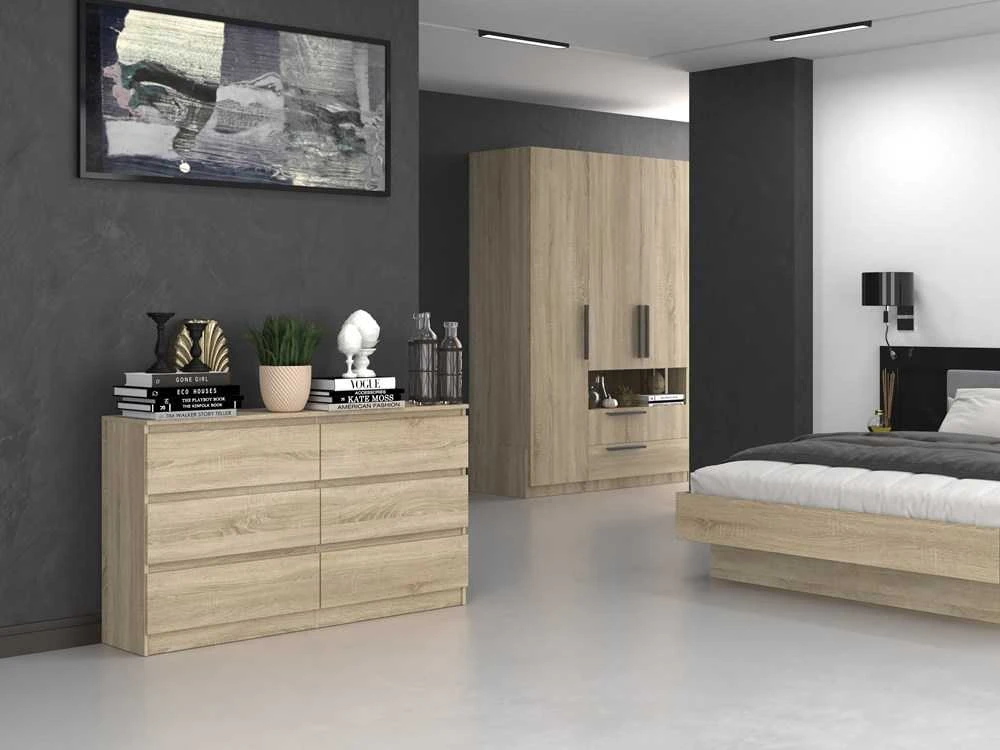 Top E Shop Baldų Komoda - Topeshop M6 140 Son 2x3