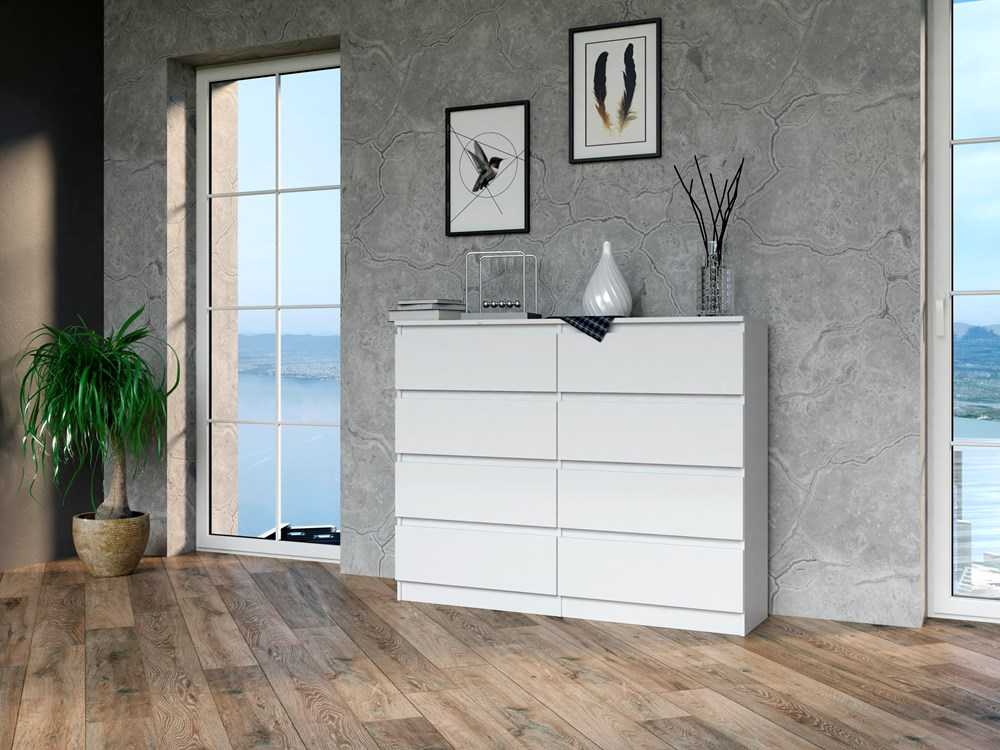 Top E Shop komoda - Topeshop M8 120 Balta