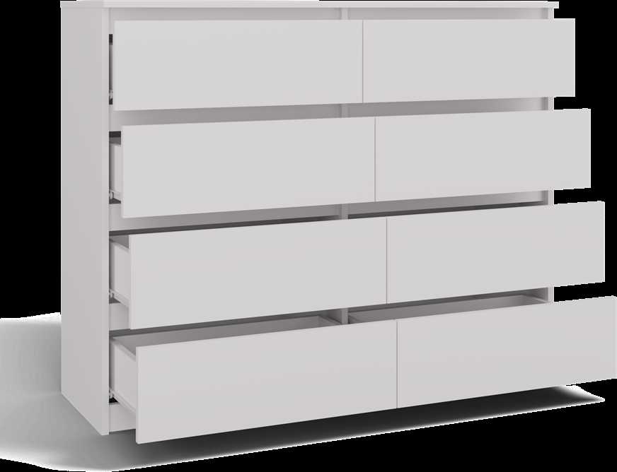 Top E Shop komoda - Topeshop M8 120 Balta