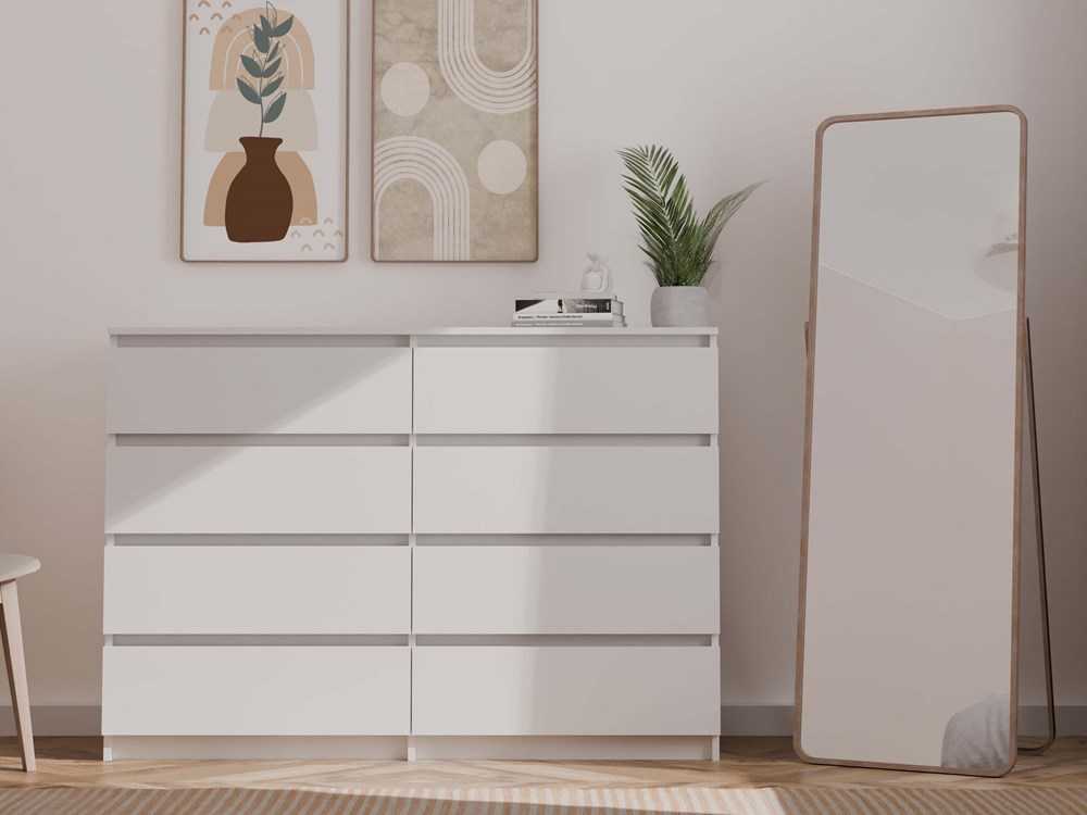Top E Shop Baldų Komplektas - Topeshop M8 140 Biel, Balta