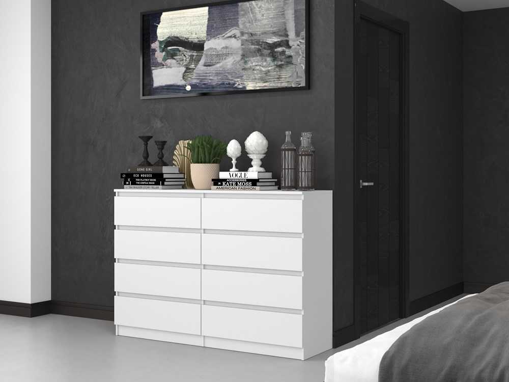 Top E Shop Baldų Komplektas - Topeshop M8 140 Biel, Balta
