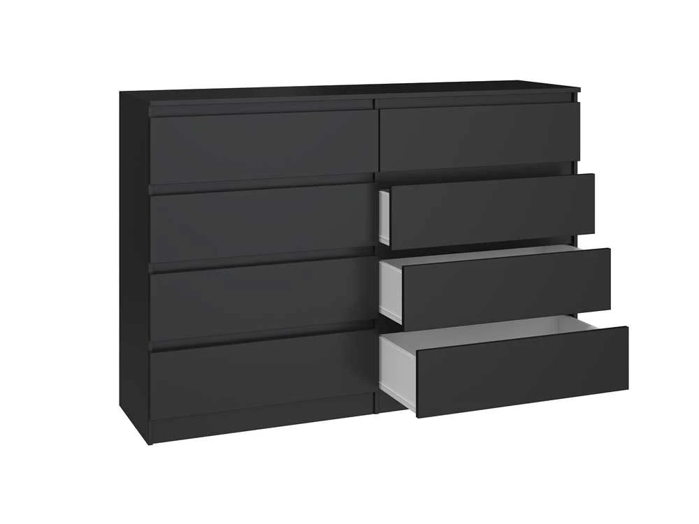 Top E Shop Komoda - Topeshop M8 140 Juoda